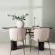Matgrupp Venture Home Isolde med 4 st Modesto stolar