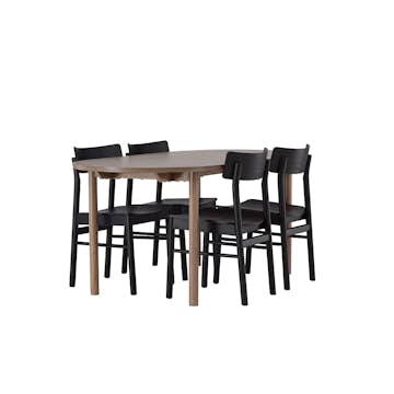 Matgrupp Venture Home Andy med 4 Montros Stolar