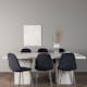 Matgrupp Venture Home Olga med 6 Polar Sammet Stolar