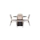 Matgrupp Venture Home Olivia Ø110 cm med 4 st Seda stolar