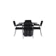 Matgrupp Venture Home Olivia Ø110 cm med 4 st Yesterday stolar