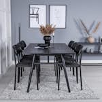 Matgrupp Venture Home Sleek med 6st Polly Stolar