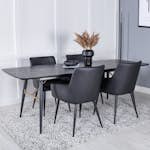 Matgrupp Venture Home Gold med 4st Comfort Stolar