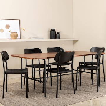 Matgrupp Venture Home Uno med 6st Polly Stolar