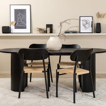 Matgrupp Venture Home Bianca Oval med 4st Polly Stolar