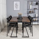 Matgrupp Venture Home Jakarta med 6st Polly Stolar