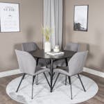 Matgrupp Venture Home Plaza med 4st Gemma Stolar