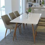 Matgrupp Venture Home Polar med 6st Plaza Stolar