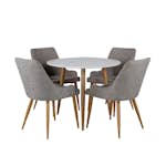 Matgrupp Venture Home Polar med 4st Plaza Stolar