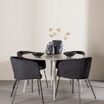 Matgrupp Venture Home Plaza Ø120 med 4 st Berit Stolar