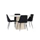 Matgrupp Venture Home Lanzo Ø120 med 4 st Night Stolar