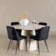 Matgrupp Venture Home Lanzo Ø120 med 4 st Night Stolar