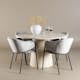 Matgrupp Venture Home Lanzo Ø120 med 4 st Evelina Stolar