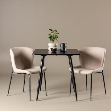 Matgrupp Venture Home Polar 75 med 2 st Modesto Stolar