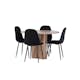 Matgrupp Venture Home Olivia Ø110 med 4 st Polar Stolar Teddy