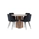 Matgrupp Venture Home Olivia Ø110 med 4 st Night Stolar