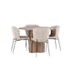 Matgrupp Venture Home Olivia Ø110 med 4 st Modesto Stolar
