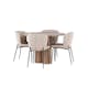 Matgrupp Venture Home Olivia Ø110 med 4 st Modesto Stolar