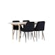 Matgrupp Venture Home Andy 180 med 4 st Night Stolar