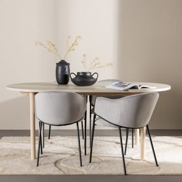 Matgrupp Venture Home Andy 180 med 4 st Evelina Stolar