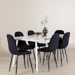 Matgrupp Venture Home Silar 180 med 6 st Polar Stolar Teddy