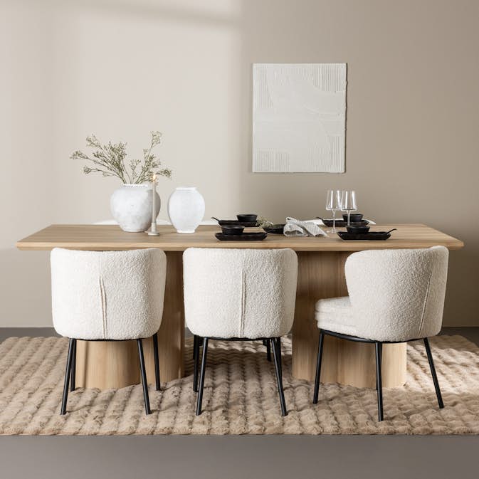 Matgrupp Venture Home Olivia 210 med 6 st Agnes Stolar