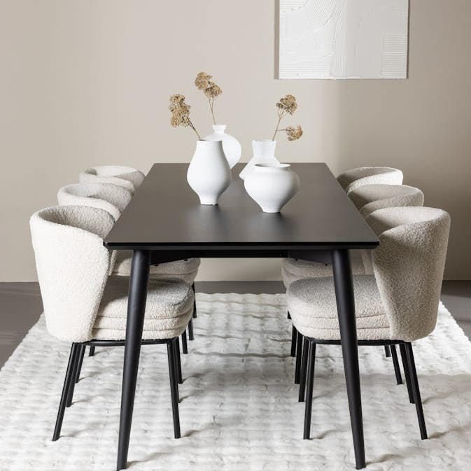 Matgrupp Venture Home Ellis 230 med 6 st Agnes Stolar