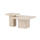 Soffbord Venture Home Qvart Set 80x80x46 cm & 50x50x56 cm