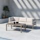 Loungegrupp Venture Home Copacabana Soffbord 45x120x70 med 2+1 Soffmoduler