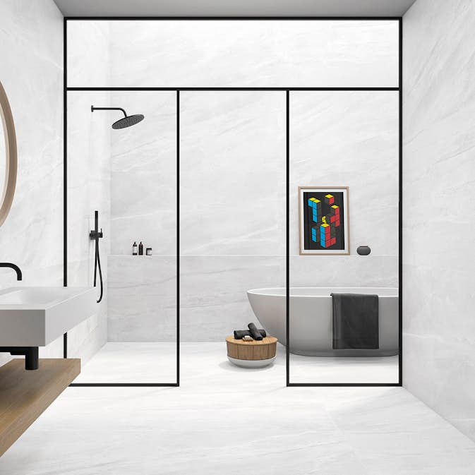 Klinker Tenfors Lavica Blanco Marmor Matt 60x60 cm