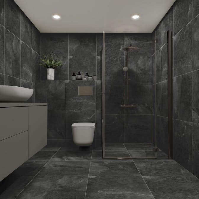 Klinker Tenfors Makai Marengo Marmor Matt 60x60 cm