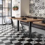 Klinker Tenfors Mugat Svart Matt 22x22 cm