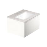 Tvättställskåp Gustavsberg Ducentic 60 cm med Stenbänkskiva och Underlimmat Tvättställ