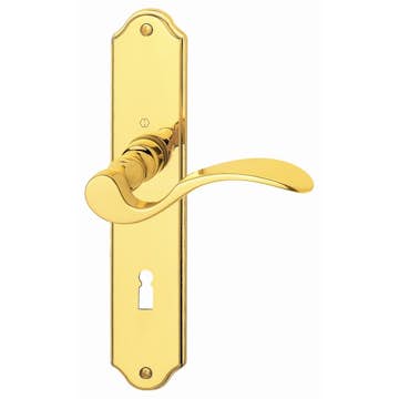 Innerdörrhandtag HOPPE München M112PL F71 34-60 Nyckelskylt