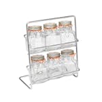 Kryddställ Hahn Kitchenware Pisa 6 med Kilner-burkar
