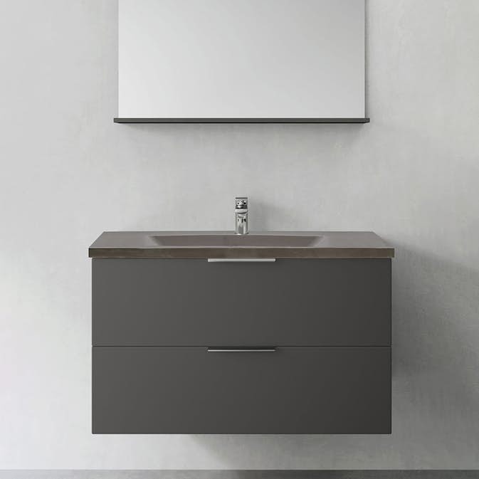 Tvättställsskåp Hafa Shape med Betong Tvättställ