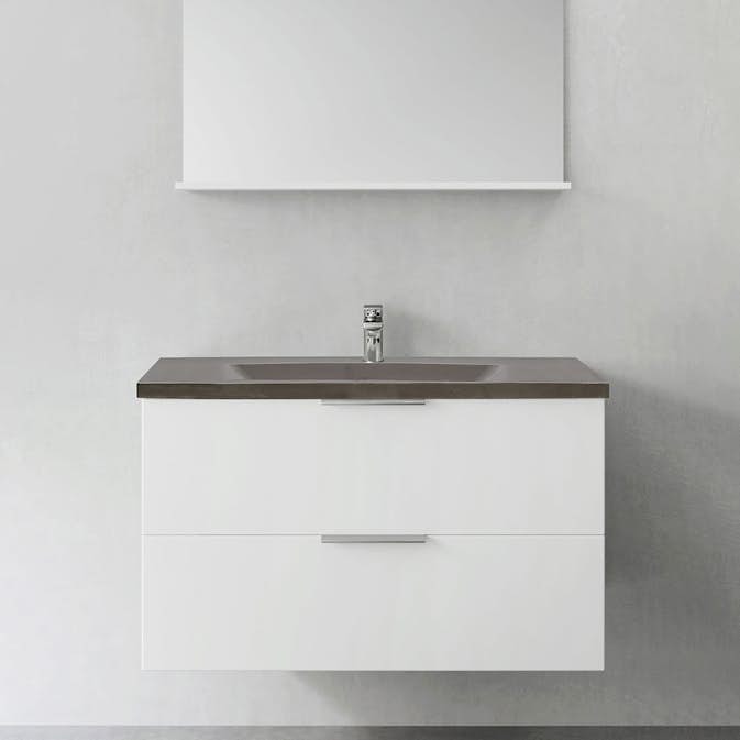 Tvättställsskåp Hafa Shape med Betong Tvättställ