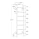 Handdukstork Rej Design Tango BTH 35130