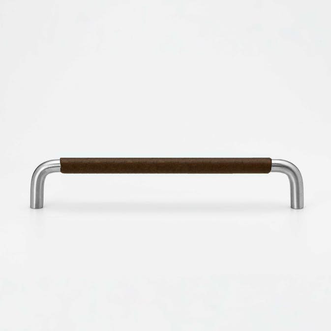 Handtag Beslag Design SS-A Läderlindad Brun