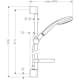 Duschset Hansgrohe Croma 100 Vario 90 cm