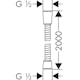 Duschslang Hansgrohe Sensoflex