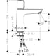 Tvättställsblandare Hansgrohe Talis Select E 110