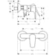 Duschblandare Hansgrohe Talis E 1-grepps