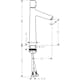 Tvättställsblandare Hansgrohe Talis Select S 190