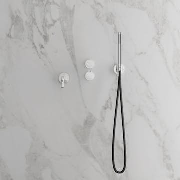 Badkarsblandare Scandtap Steel Harmonized 4 för Inbyggnad