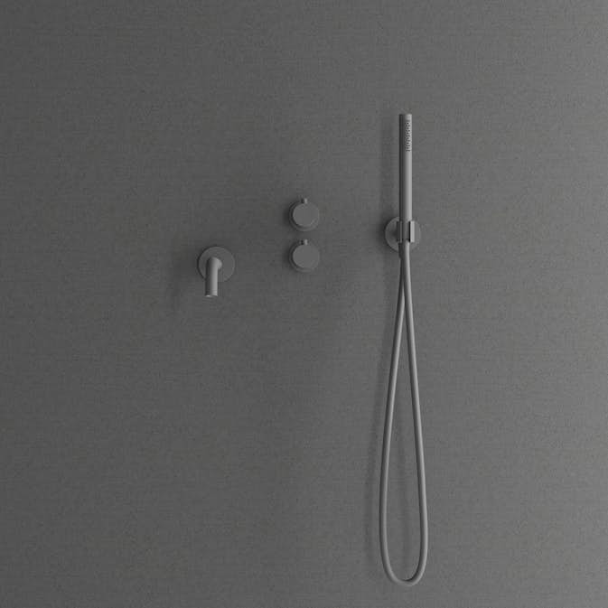 Badkarsblandare Scandtap Steel Harmonized 4 för Inbyggnad