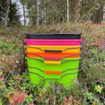 Hink Flexigarden Trican med Softgriphandtag Cerise, Orange, Lime 17 l