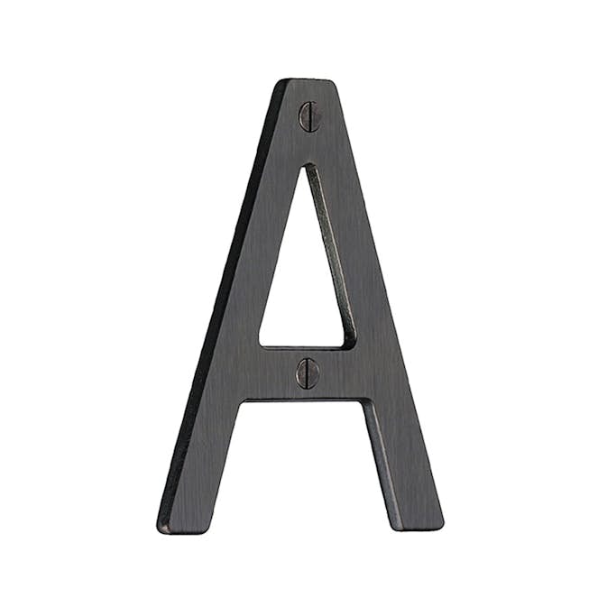 Husnummer Beslagsboden Oxiderad Mässing