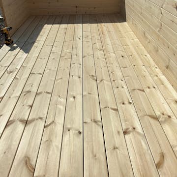 Golvpaket LP Garden För Timmerlada U25 R25 S25