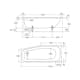 Inbyggnadsbadkar Gustavsberg 2580 Offset
